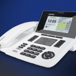 SENSORfon ST 56 weiß, mit Hintergrund